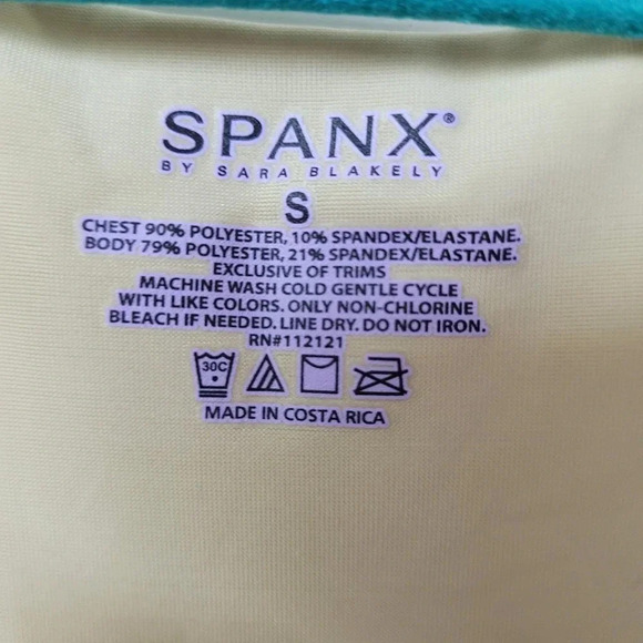 Spanx Women's Body Smoothing Tank Top Size S Multicolor Polyester Scoop Neck - Picture 3 of 7